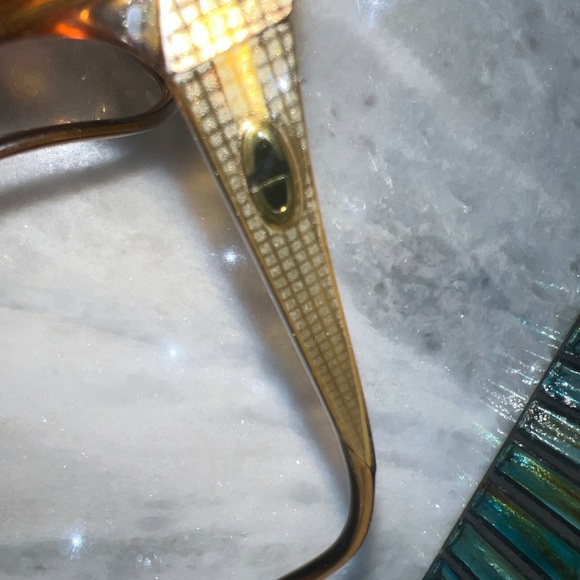 VINTAGE Christian Dior Sunglasses Amber Frame/Lenses Made in Germany - Picture 11 of 13